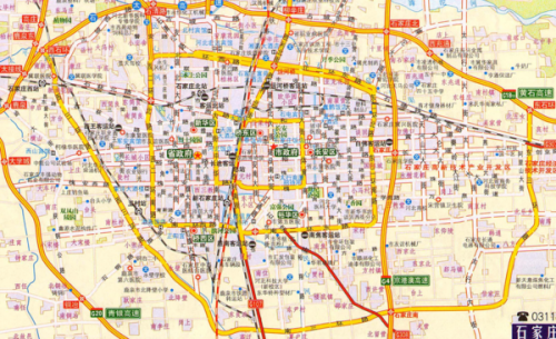 石家庄最新街景地图，细致呈现城市风貌