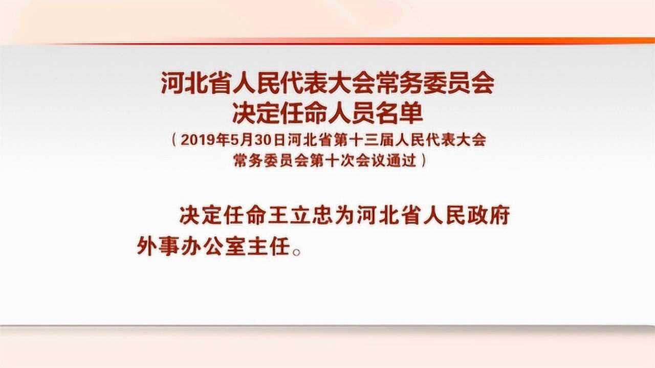 河北省政府最新任免，推动发展重塑未来新篇章